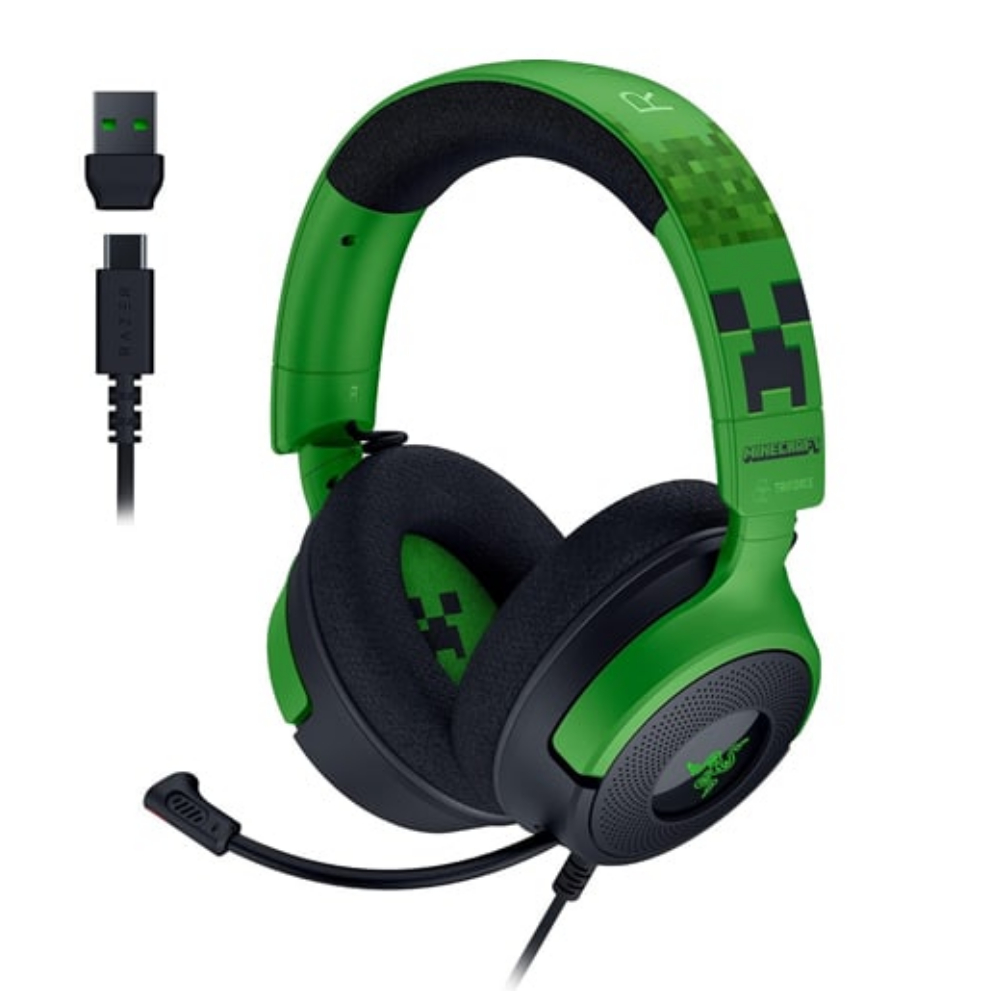 Imagen de RAZER VINCHA KRAKEN V4 X MINECRAFT RZ04-05180200