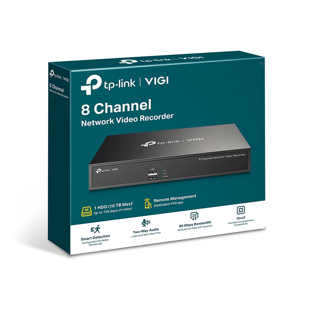 Imagen de TP-LINK VIGI NVR1008H 8 CANALES
