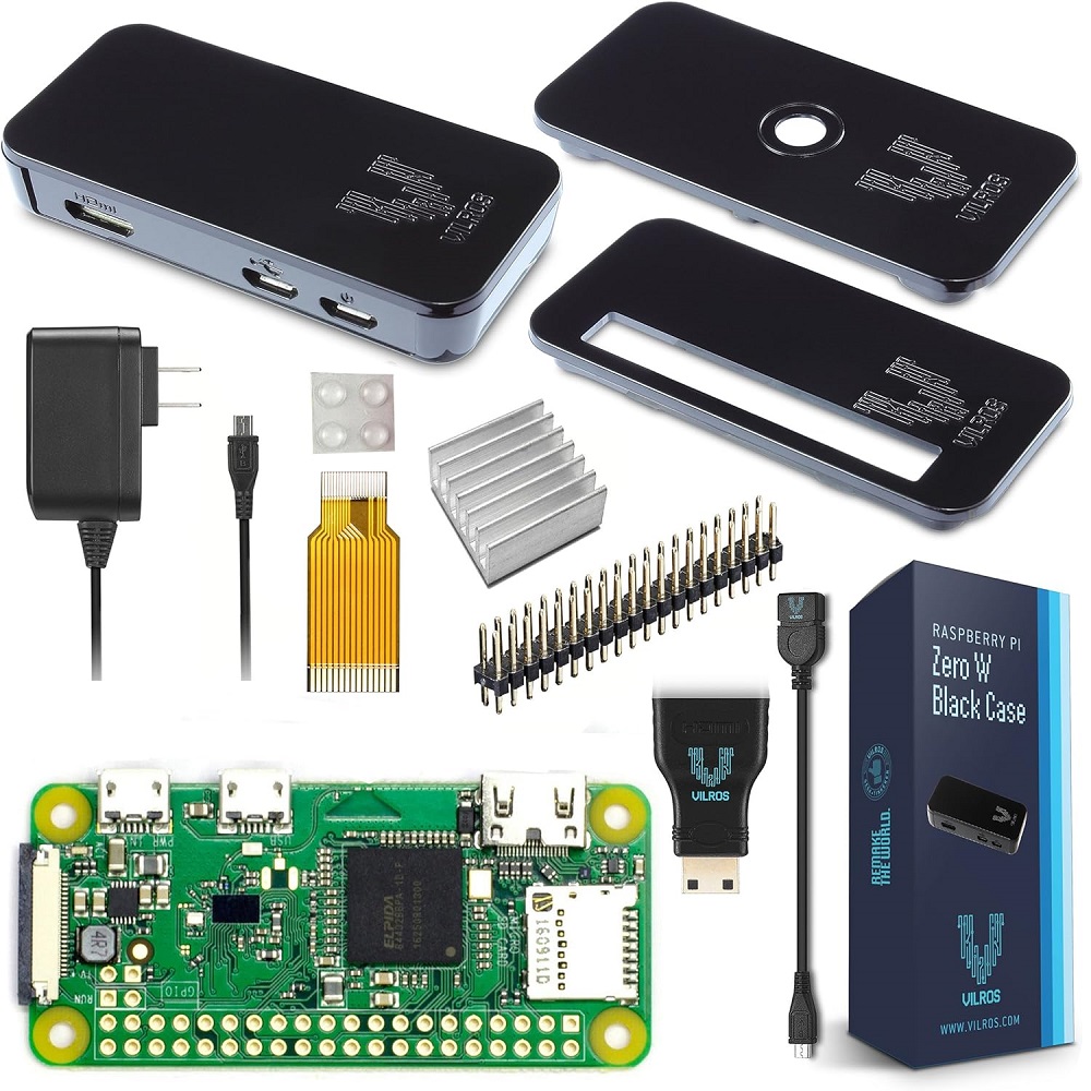 VILROS RASPBERRY RP ZERO W BASIC KI BLACK CASE