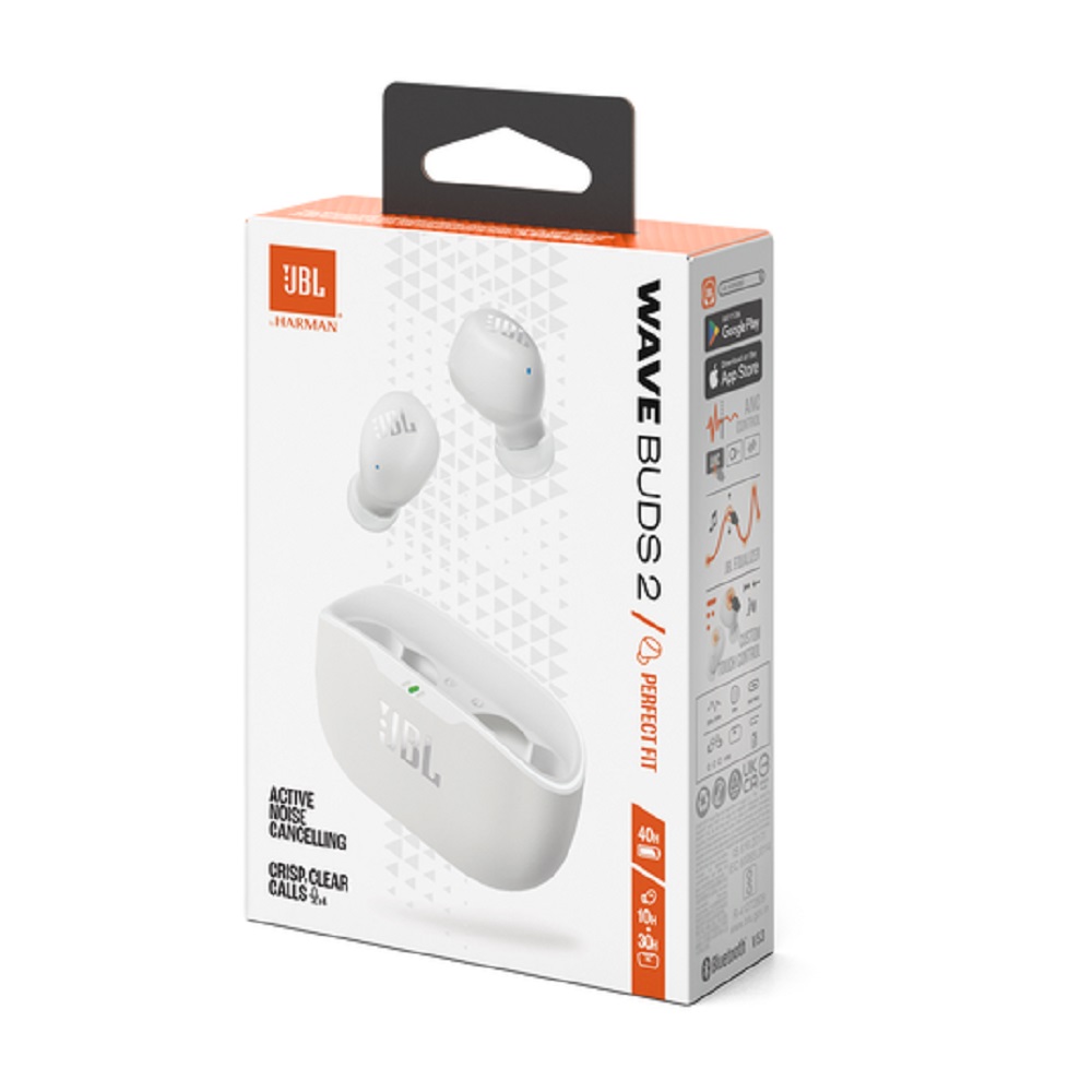 Imagen de JBL AURICULAR WAVE BUDS 2 WHITE JBLWBUDS2WHT