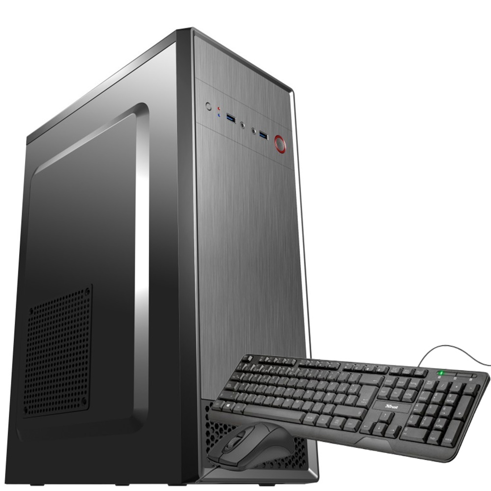 PC INTEL i3 12100F- H610 - 8GB DDR5 - 256GB M.2 - RX550 - COMBO 
