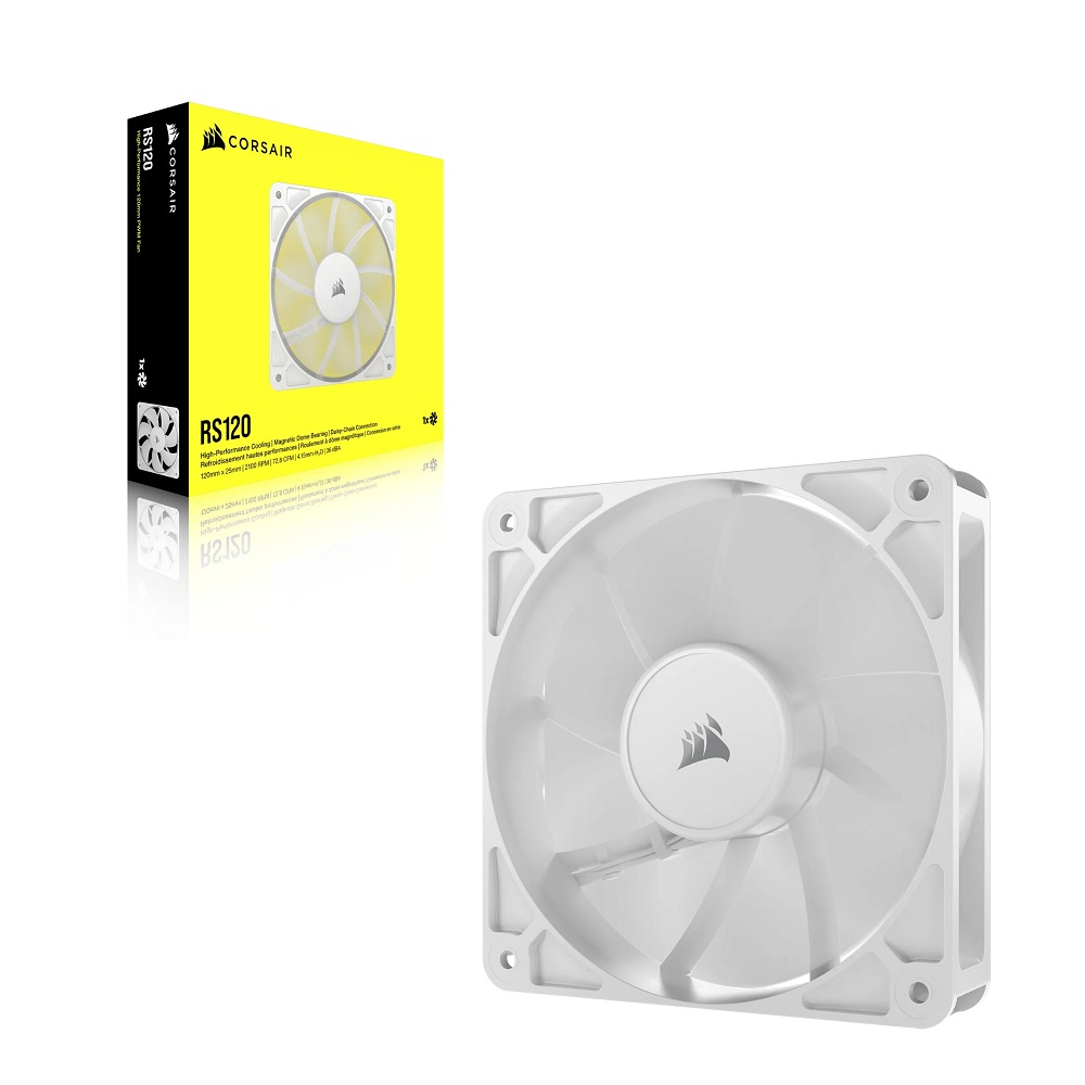 CORSAIR COOLER RS120 120MM PWM WHITE CO-9050192-WW
