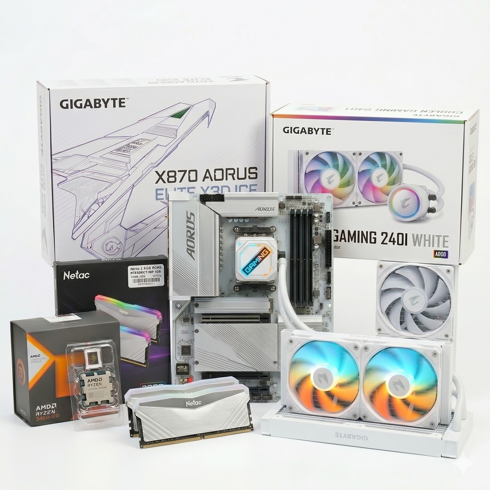 Imagen de KIT COMBO 9 9850 X3D - X870E X3D - 32GB DDR5 - 240 WATER GAMING