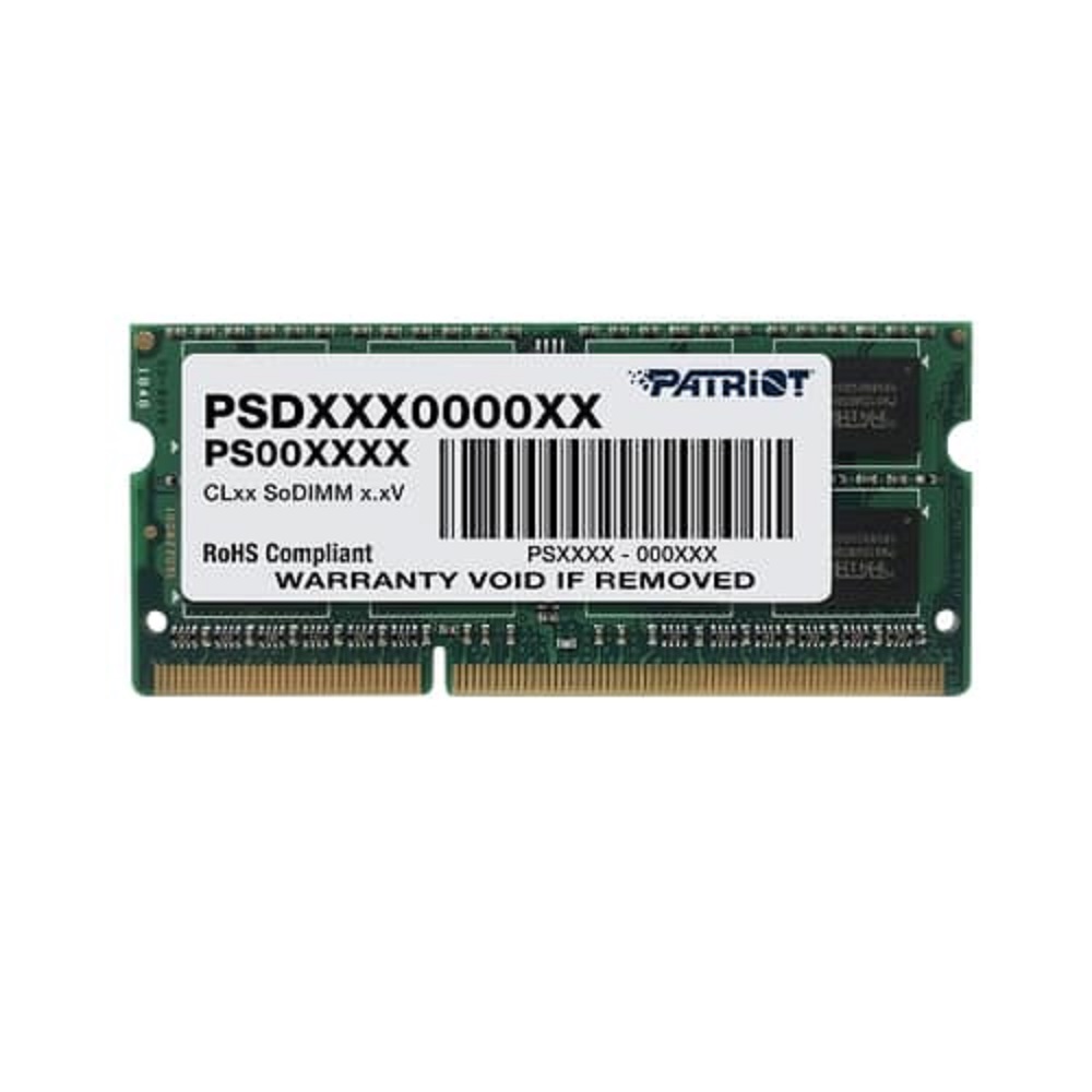 PATRIOT MEMORIA SODIMM SL 8GB 1600 DDR3 PSD38G16002S
