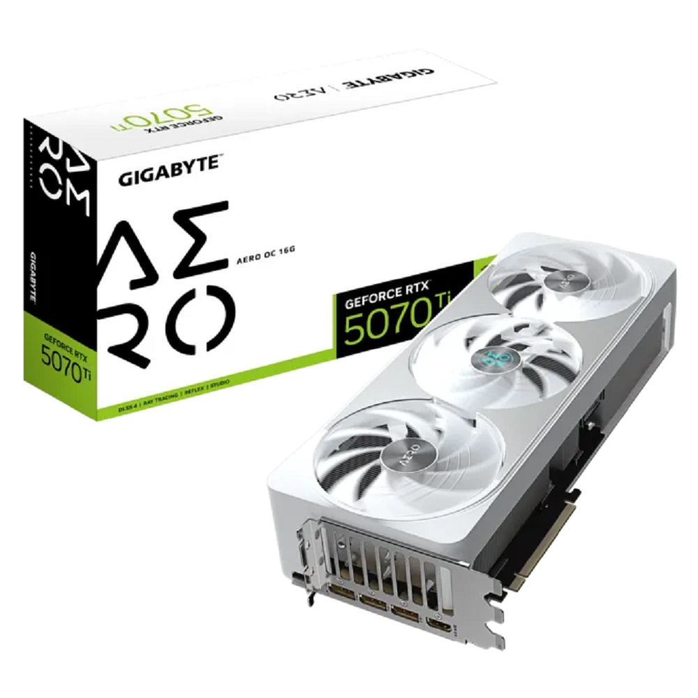 Imagen de GIGABYTE GEFORCE RTX 5070 Ti GV-N507TAERO OC-16GD