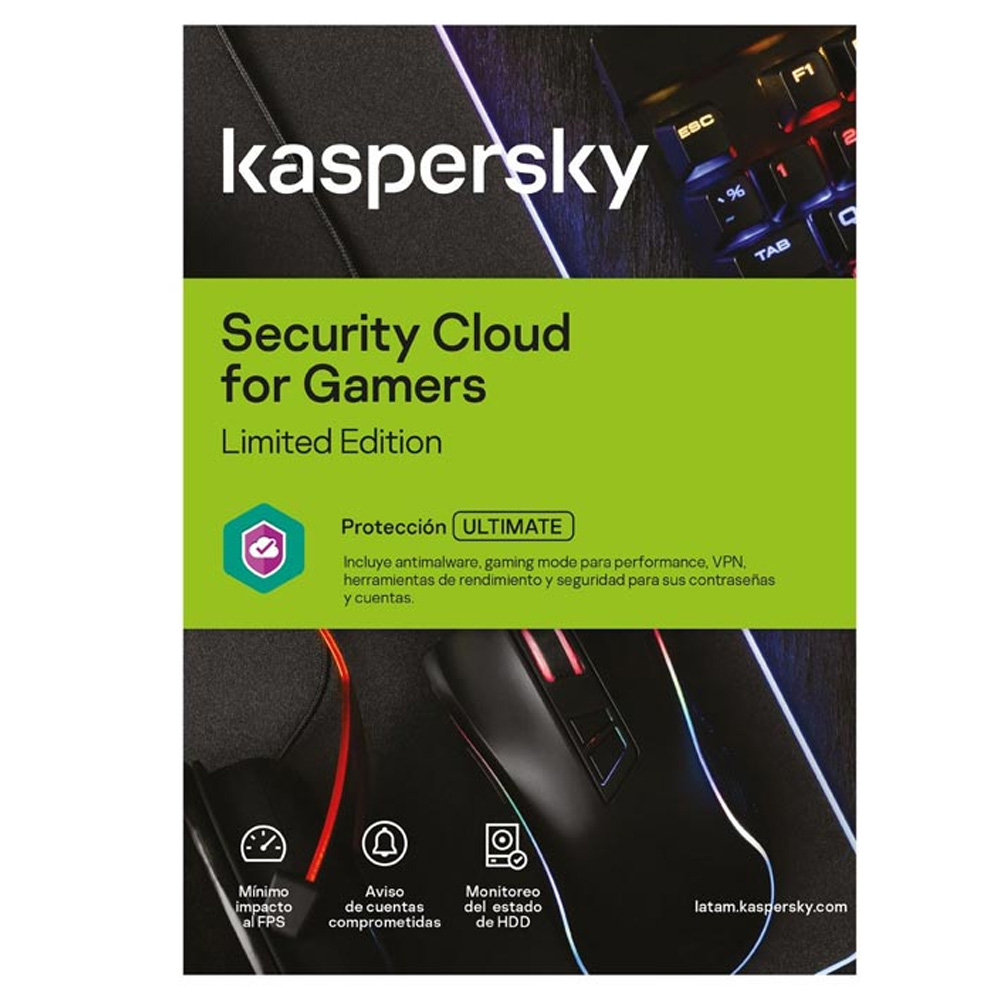 Kaspersky Security Cloud Gamer Edition 3-Dispositivos, 1-Ao - Base
