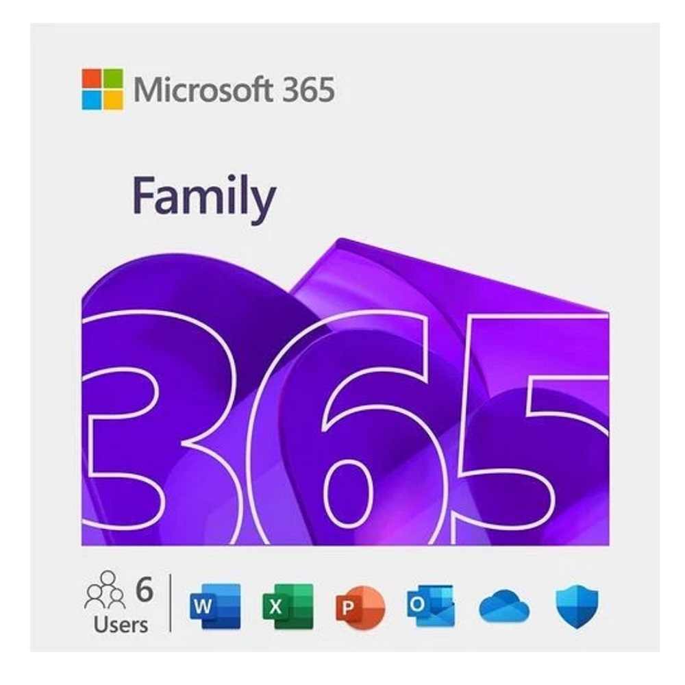 Imagen de Microsoft 365 Family 12 Meses -1 to 6 users - Download - Windows / MacOS / iOS / Android