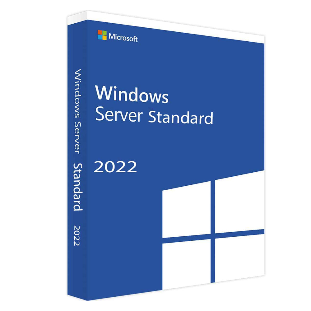 Imagen de Microsoft Windows Server 2022 Standard - Licencia - 16 núcleos - OEM - DVD - 64-bit - Español