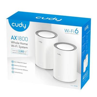 CUDY MESH WIFI 6 AX1800 2-PACK M1800