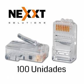 NEXXT CONECTOR RJ45 CAT 5E 100 Pck 30U AW102NXT01