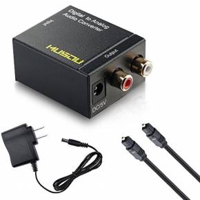 MUSOU DIGITAL OPTICAL COAX TO ANALOG RCA AUDIO CONVERTER ADA