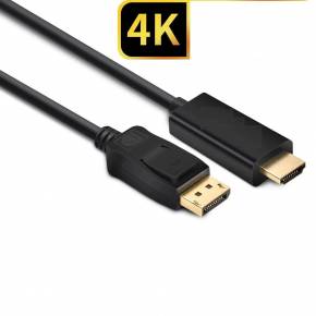 GENERICO CABLE HDMI A DISPLAYPORT 1.8M 4K