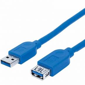 GENERICO CABLE USB 3.0 EXTENSION AZUL M/H 1.5M