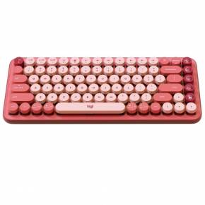 LOGITECH TECLADO POP HEATBREAKET ROSE ESPAOL  920-010715