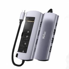 NETAC BAHIA WH41 6 EN 1  M.2 SATA A USB-C (NT07WH41-32C0)