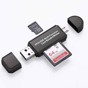 GENERICO CARD READER MICRO USB + USB 2.0