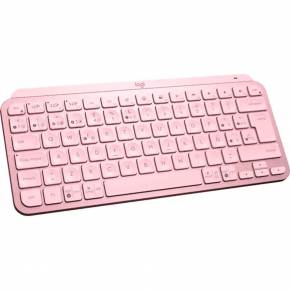 LOGITECH TECLADO MX KEY MINI ROSA 920-010474