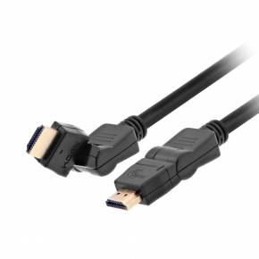 XTECH CABLE HDMI M/M PIVOTING 1.8 MTS XTC-606