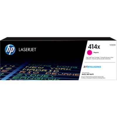 Imagen de HP 414X - Alto rendimiento - magenta - original - LaserJet - cartucho de tóner (W2023X) - para Color LaserJet Pro M454, MFP M479