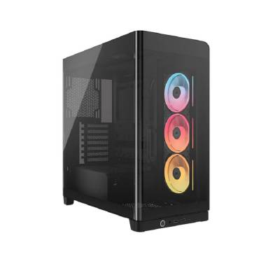 Imagen de CORSAIR GABINETE FRAME 4500X LX-R RGB LINK BK CC-9011316-WW