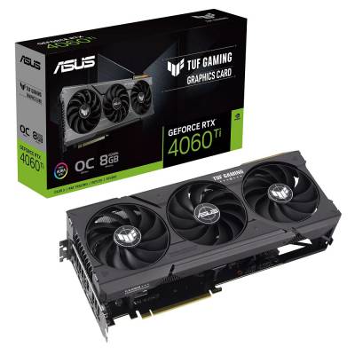 ASUS GEFORCE RTX4060TI OC  TUF-RTX4060TI-O8G-GAMING
