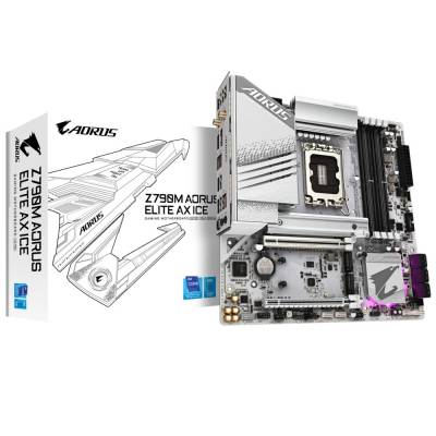 Imagen de GIGABYTE PLACA Z790M AORUS ELITE AX ICE