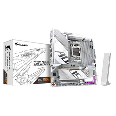 GIGABYTE PLACA B850M A ELITE WF6E ICE