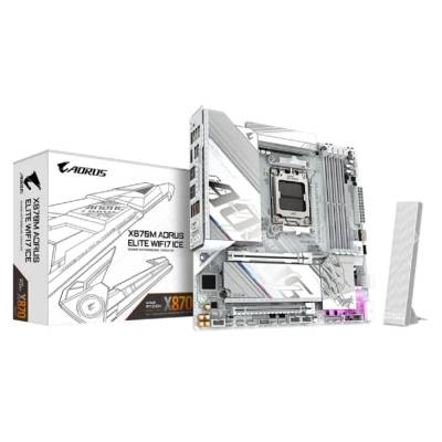 Imagen de GIGABYTE PLACA X870M AORUS ELITE WIFI7 ICE