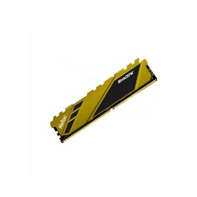 NETAC MEMORIA SHADOW  8GB DDR4 PC3200 YELLOW NTSDD4P32SP-08Y