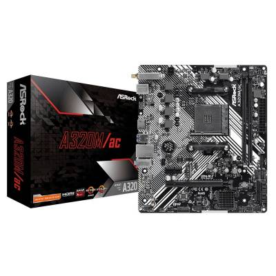 ASROCK PLACA AMD A320M/AC WIFI BULK
