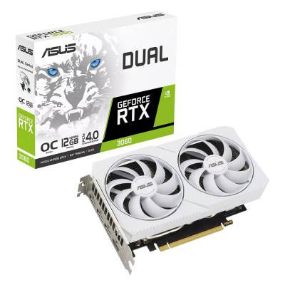 ASUS GEFORCE 3060 12G RTX3060-O12GB GDRR6 WHITE