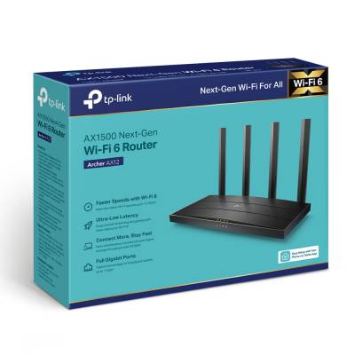 TP-LINK ROUTER AX12 AX1500 WIFI 6