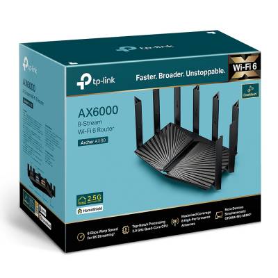 TP-LINK ROUTER AX80 AX6000 WIFI 6