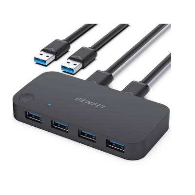 Imagen de BENFEI SWITCH USB WINDOWS/MAC/ LINUX BLACK