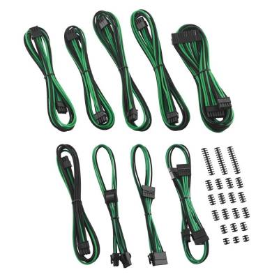 CABLEMOD CLASSIC MODFLEX KIT CM-CSR-CKIT-KKG-R BLACK/GREEN