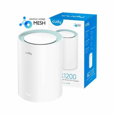 CUDY MESH M1300 AC1200 2 PUERTOS GIGABIT 1 PACK