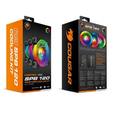 COUGAR FAN VORTEX RGB KIT X3 CF-V12SET-SPBRGB