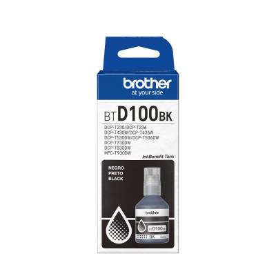 Imagen de BROTHER BOTELLA DE TINTA BLACK D100BK