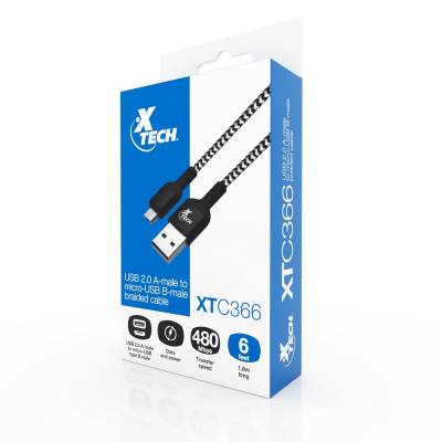 XTECH USB 2.0 A MICRO USB B XTC-366