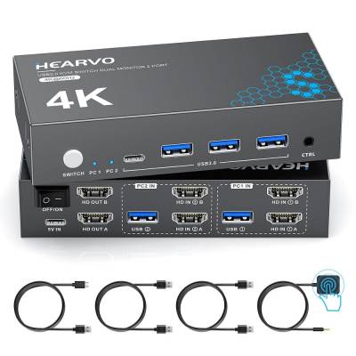 GENERICO KVM SWITCH HDMI/USB3.0 4K
