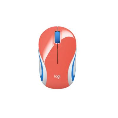 LOGITECH MOUSE M187 CORAL