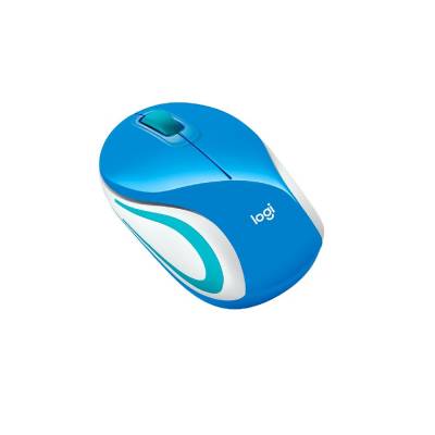 LOGITECH MOUSE M187 CELESTE