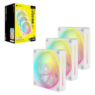 Imagen de CORSAIR KIT DE FANES LINK LX120 RGB 120MM CO-9051030-WW