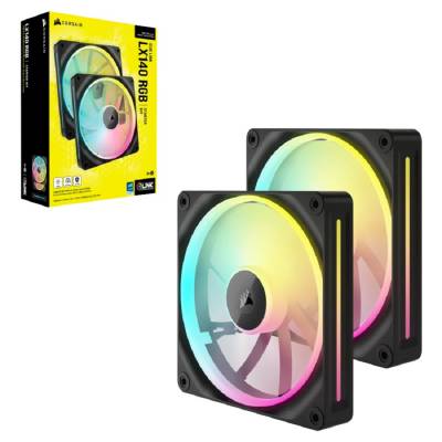 Imagen de CORSAIR KIT DE FANES LX140 RGB 140MM CO-9051028-WW
