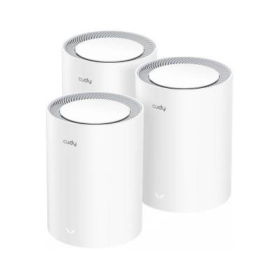 CUDY MESH AX3000 3PK WHITE M3000