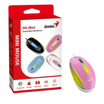 GENIUS MOUSE DX-MINI LED ROSA