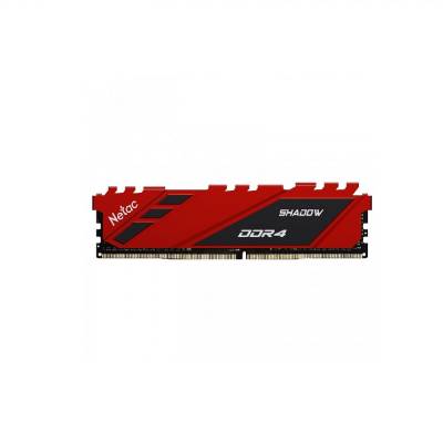 NETAC MEMORIA SHADOW DDR4 8GB PC3200 RED NTSDD4P32SP-08R