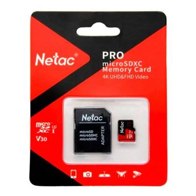 NETAC MEMORIA MICRO SD P500 PRO 256GB NT02P500PRO-256G-R