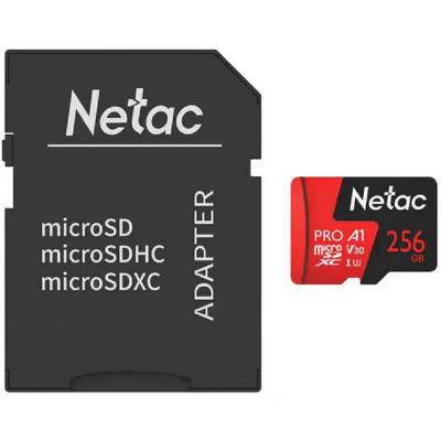 Imagen de NETAC MICRO SD P500 EXTREME PRO 256GB NT02P500PRO-256G-R