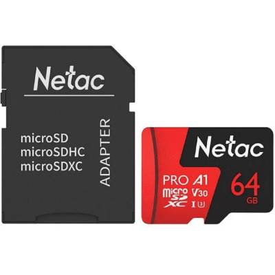 Imagen de NETAC MICRO SD P500 EXTREME PRO 64GB NT02P500PRO-064G-R